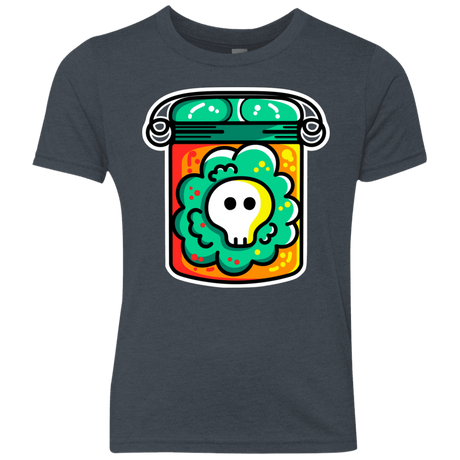 T-Shirts Vintage Navy / YXS Cute Skull In A Jar Youth Triblend T-Shirt