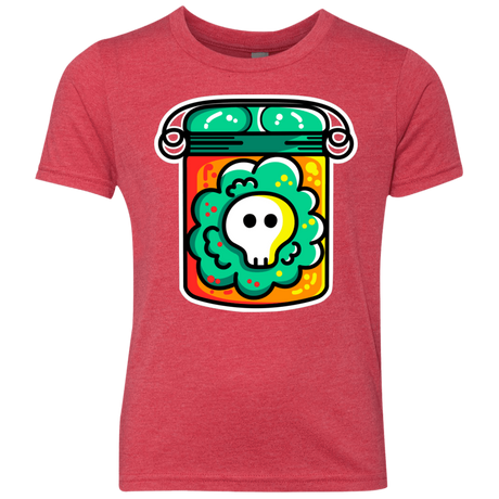 T-Shirts Vintage Red / YXS Cute Skull In A Jar Youth Triblend T-Shirt