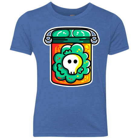 T-Shirts Vintage Royal / YXS Cute Skull In A Jar Youth Triblend T-Shirt