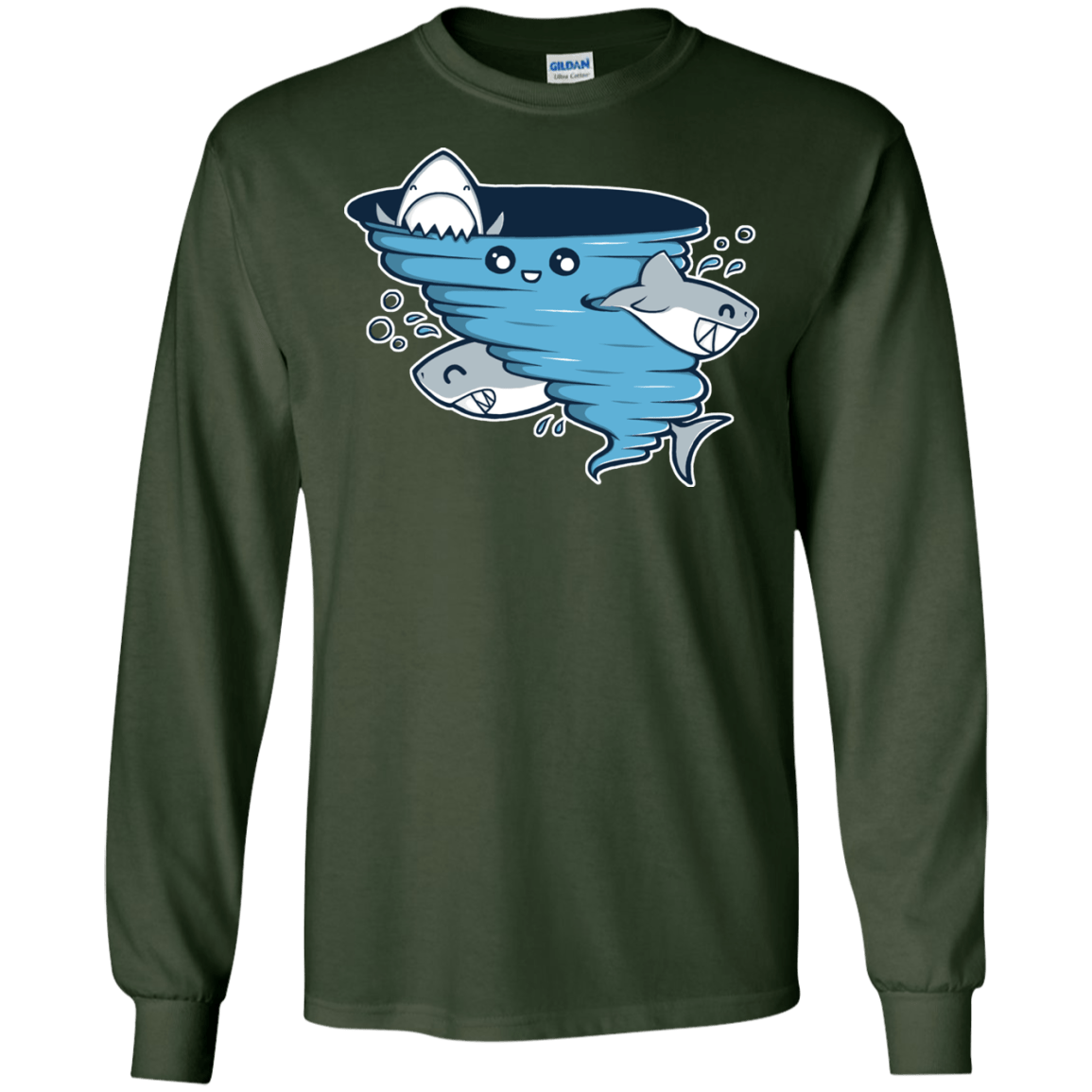 T-Shirts Forest Green / S Cutenado Men's Long Sleeve T-Shirt