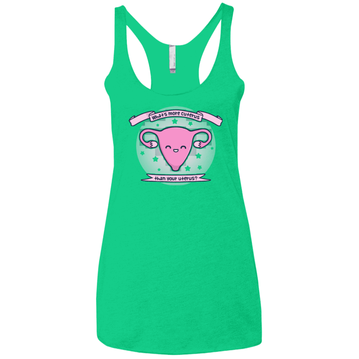 T-Shirts Envy / X-Small Cuterus Women's Triblend Racerback Tank