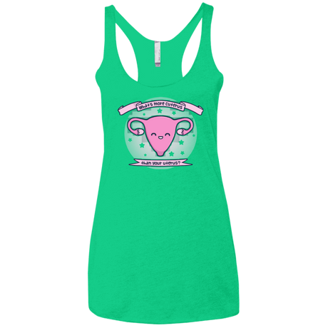 T-Shirts Envy / X-Small Cuterus Women's Triblend Racerback Tank