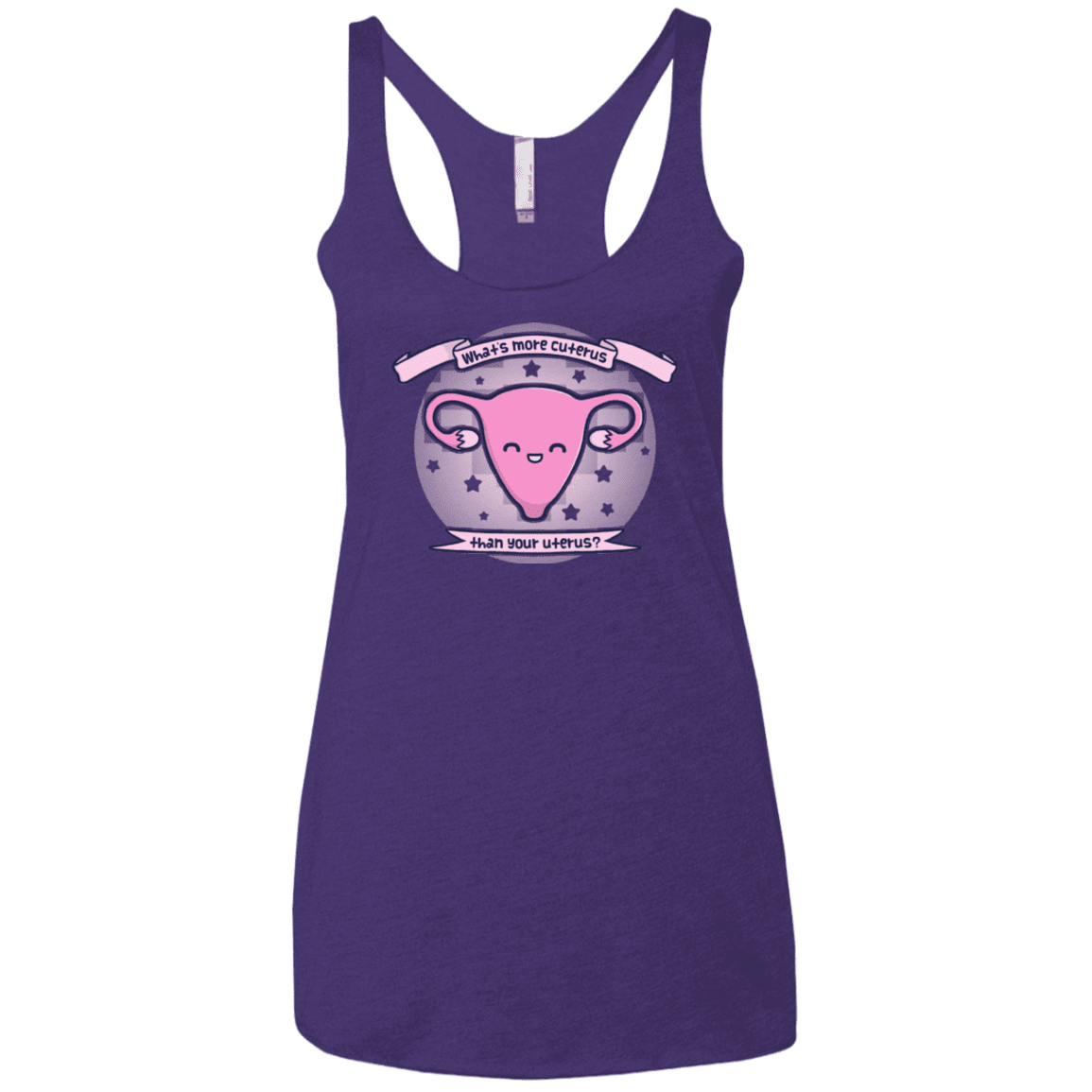T-Shirts Purple / X-Small Cuterus Women's Triblend Racerback Tank