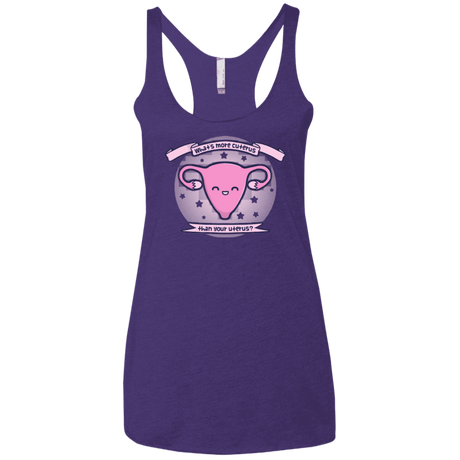 T-Shirts Purple / X-Small Cuterus Women's Triblend Racerback Tank