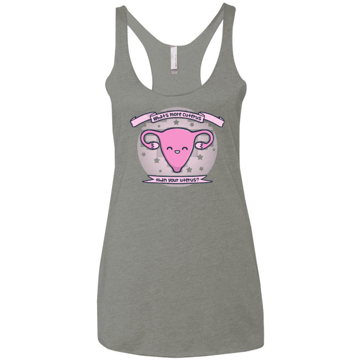 T-Shirts Venetian Grey / X-Small Cuterus Women's Triblend Racerback Tank