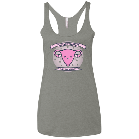 T-Shirts Venetian Grey / X-Small Cuterus Women's Triblend Racerback Tank