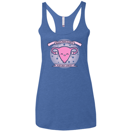 T-Shirts Vintage Royal / X-Small Cuterus Women's Triblend Racerback Tank