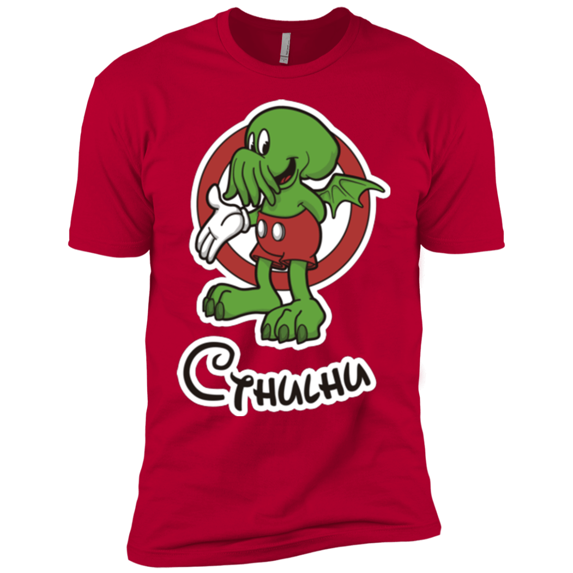 T-Shirts Red / YXS Cutethulhu Boys Premium T-Shirt