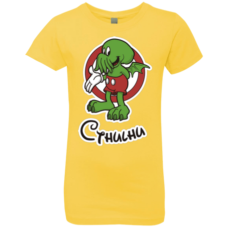 T-Shirts Vibrant Yellow / YXS Cutethulhu Girls Premium T-Shirt