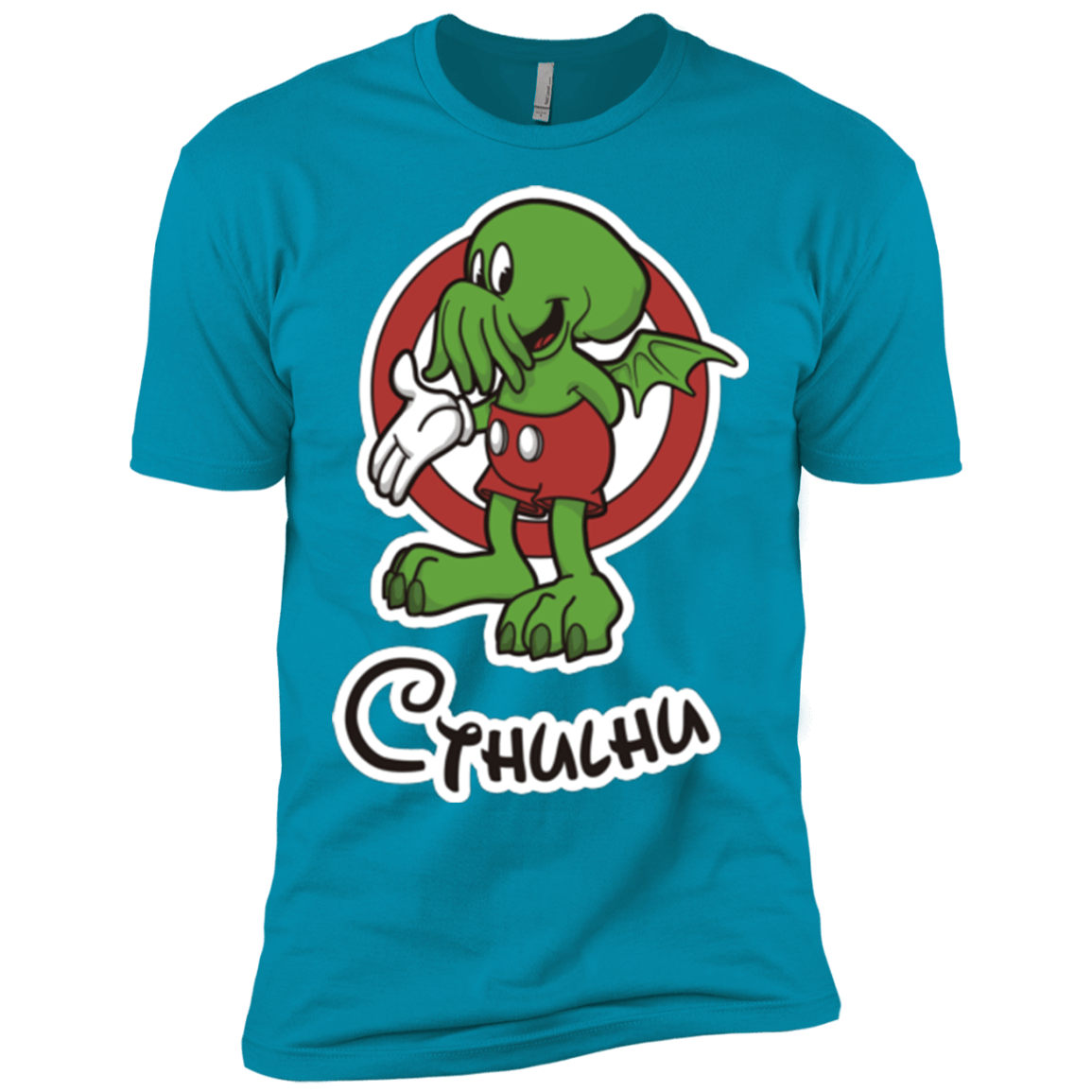 T-Shirts Turquoise / X-Small Cutethulhu Men's Premium T-Shirt