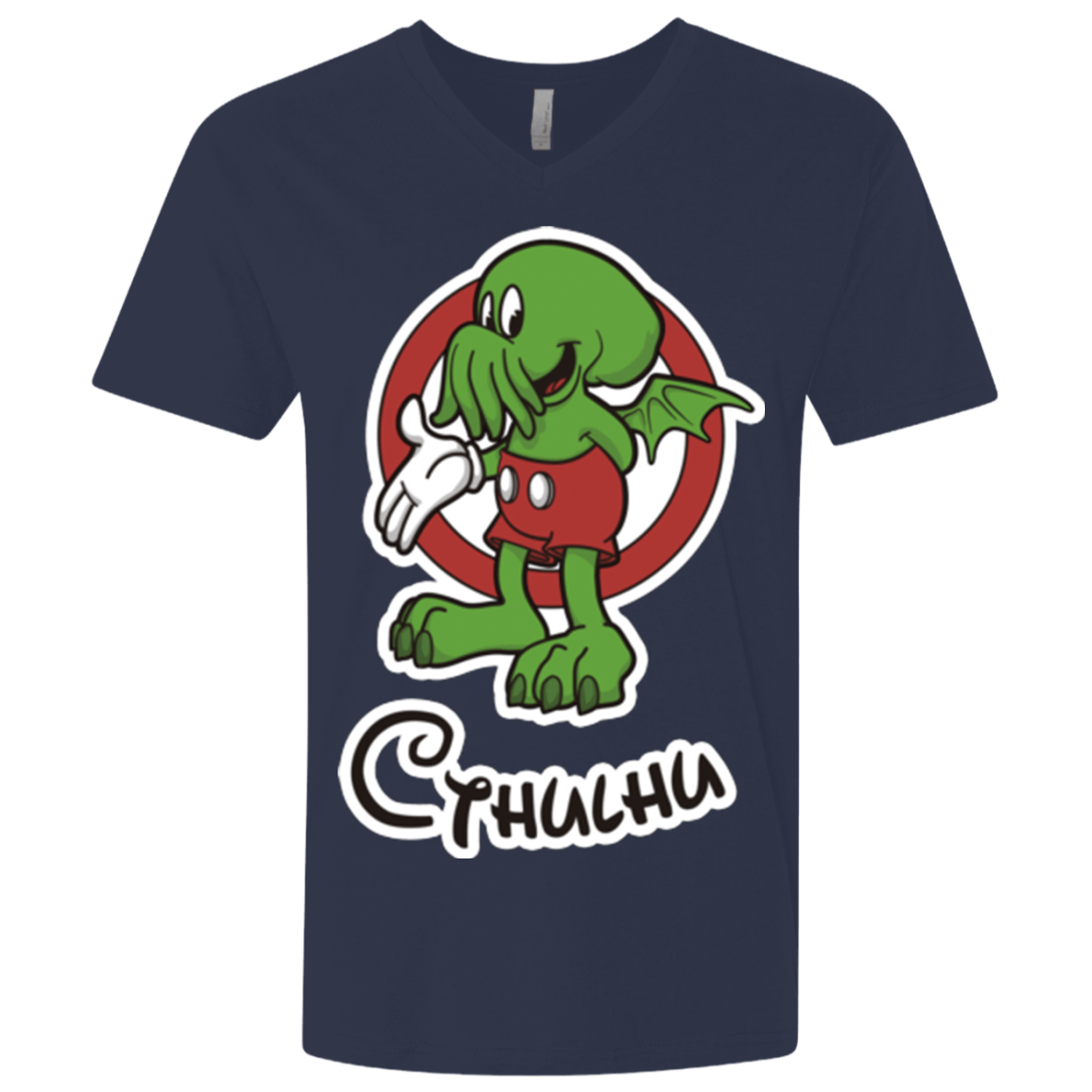 T-Shirts Midnight Navy / X-Small Cutethulhu Men's Premium V-Neck