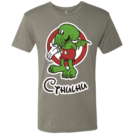 T-Shirts Venetian Grey / Small Cutethulhu Men's Triblend T-Shirt
