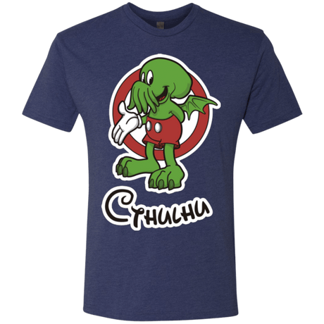 T-Shirts Vintage Navy / Small Cutethulhu Men's Triblend T-Shirt