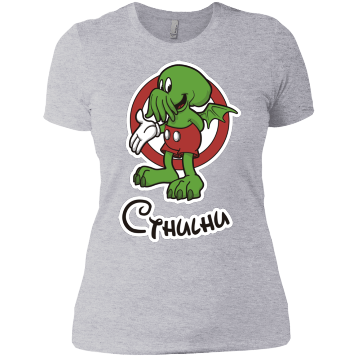 T-Shirts Heather Grey / X-Small Cutethulhu Women's Premium T-Shirt