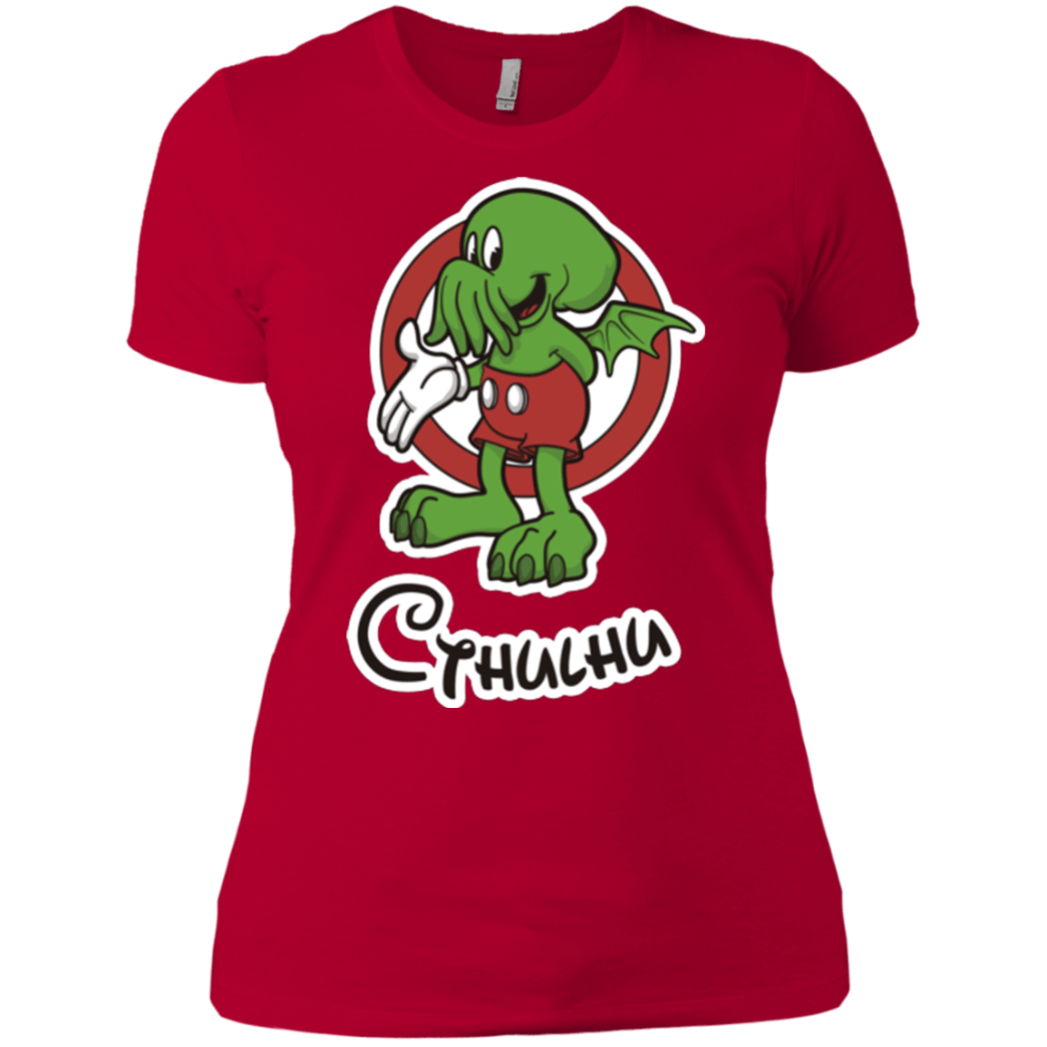 T-Shirts Red / X-Small Cutethulhu Women's Premium T-Shirt
