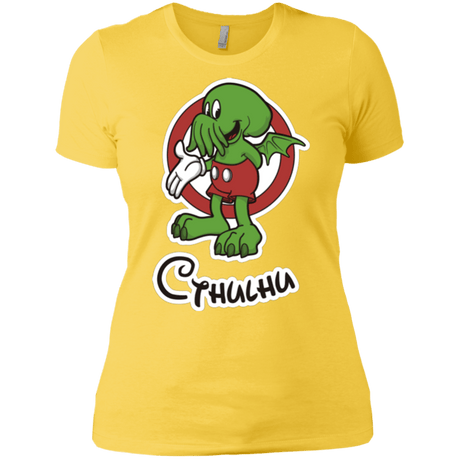T-Shirts Vibrant Yellow / X-Small Cutethulhu Women's Premium T-Shirt