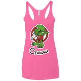 T-Shirts Vintage Pink / X-Small Cutethulhu Women's Triblend Racerback Tank