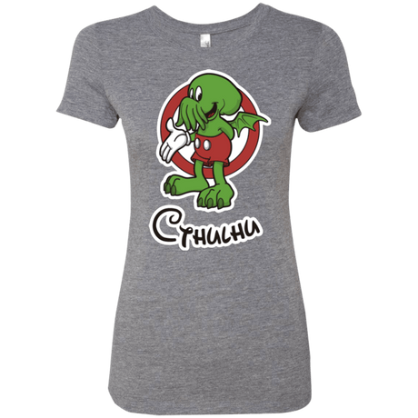 T-Shirts Premium Heather / Small Cutethulhu Women's Triblend T-Shirt