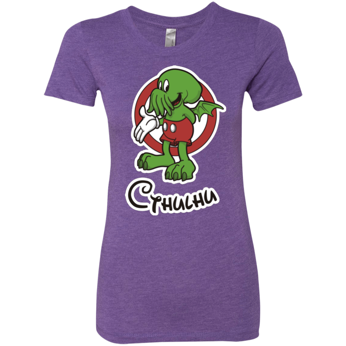 T-Shirts Purple Rush / Small Cutethulhu Women's Triblend T-Shirt