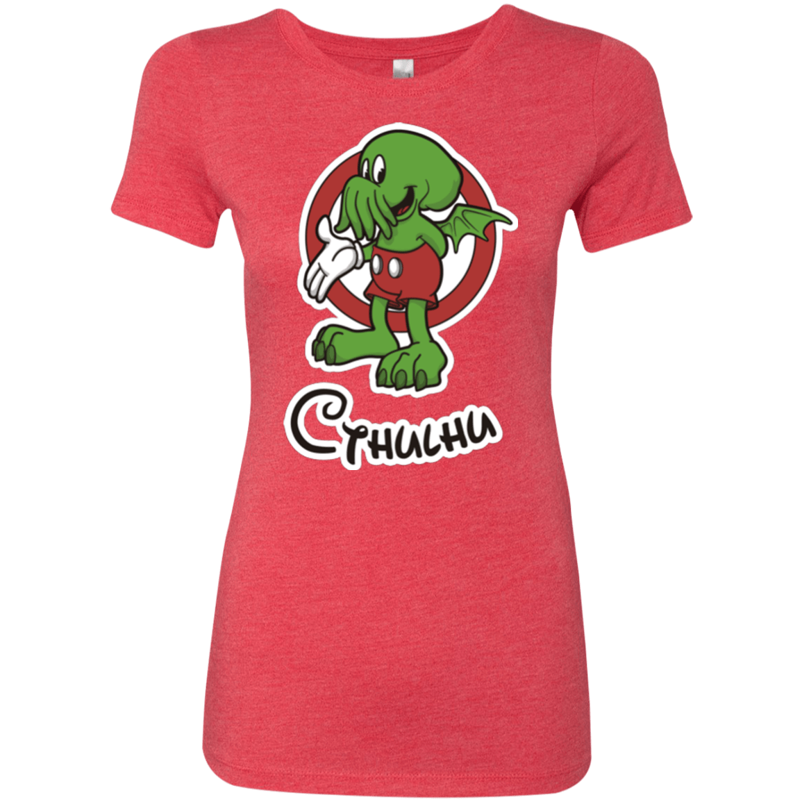 T-Shirts Vintage Red / Small Cutethulhu Women's Triblend T-Shirt