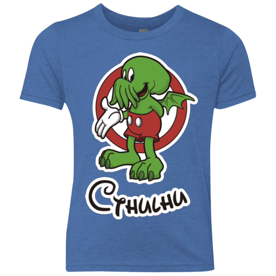 T-Shirts Vintage Royal / YXS Cutethulhu Youth Triblend T-Shirt
