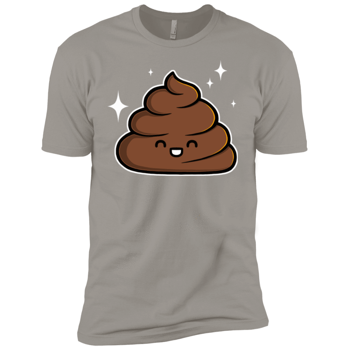 T-Shirts Light Grey / YXS Cutie Poop Boys Premium T-Shirt