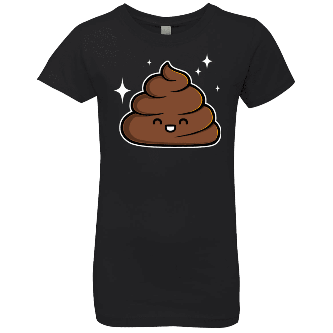 T-Shirts Black / YXS Cutie Poop Girls Premium T-Shirt