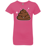 T-Shirts Hot Pink / YXS Cutie Poop Girls Premium T-Shirt