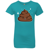 T-Shirts Tahiti Blue / YXS Cutie Poop Girls Premium T-Shirt
