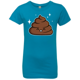 T-Shirts Turquoise / YXS Cutie Poop Girls Premium T-Shirt