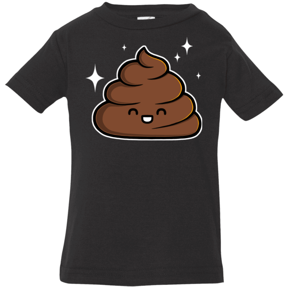 T-Shirts Black / 6 Months Cutie Poop Infant Premium T-Shirt