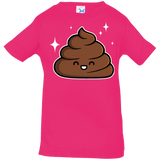 T-Shirts Hot Pink / 6 Months Cutie Poop Infant Premium T-Shirt