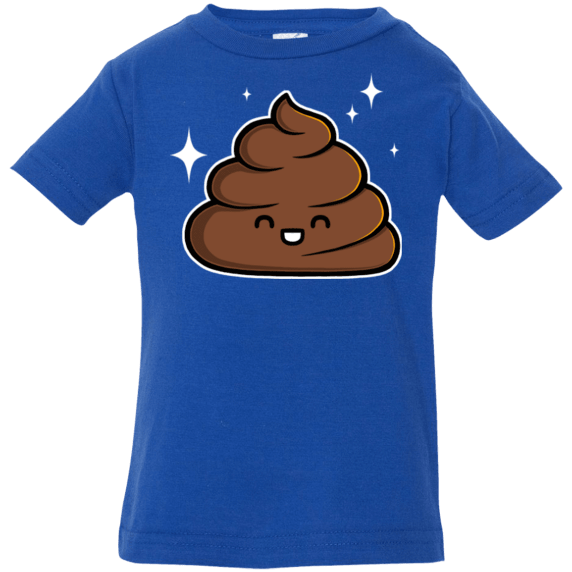 T-Shirts Royal / 6 Months Cutie Poop Infant Premium T-Shirt