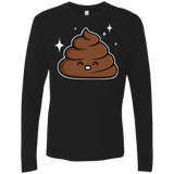 T-Shirts Black / Small Cutie Poop Men's Premium Long Sleeve
