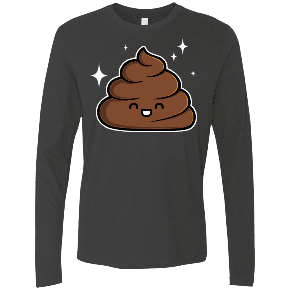 T-Shirts Heavy Metal / Small Cutie Poop Men's Premium Long Sleeve