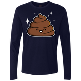 T-Shirts Midnight Navy / Small Cutie Poop Men's Premium Long Sleeve