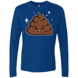 T-Shirts Royal / Small Cutie Poop Men's Premium Long Sleeve