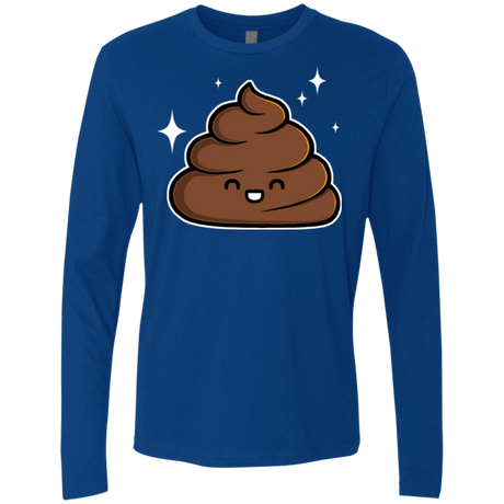 T-Shirts Royal / Small Cutie Poop Men's Premium Long Sleeve