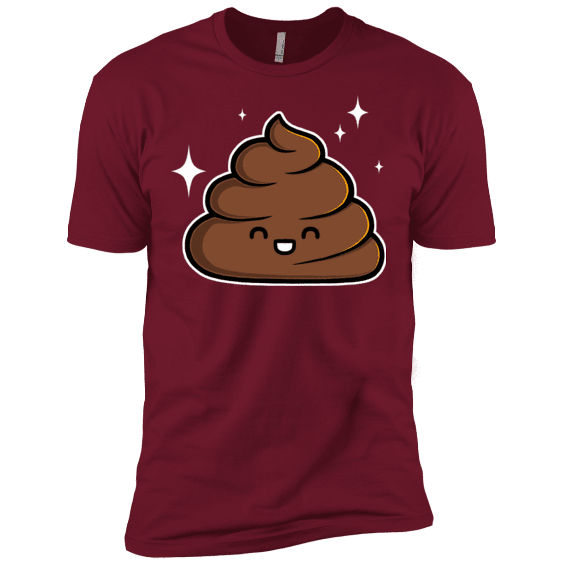 T-Shirts Cardinal / X-Small Cutie Poop Men's Premium T-Shirt