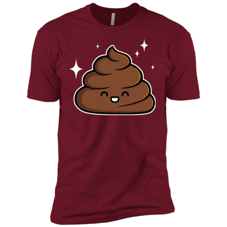 T-Shirts Cardinal / X-Small Cutie Poop Men's Premium T-Shirt