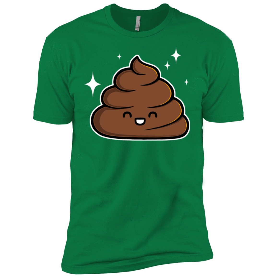 T-Shirts Kelly Green / X-Small Cutie Poop Men's Premium T-Shirt