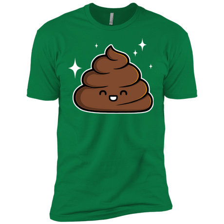 T-Shirts Kelly Green / X-Small Cutie Poop Men's Premium T-Shirt