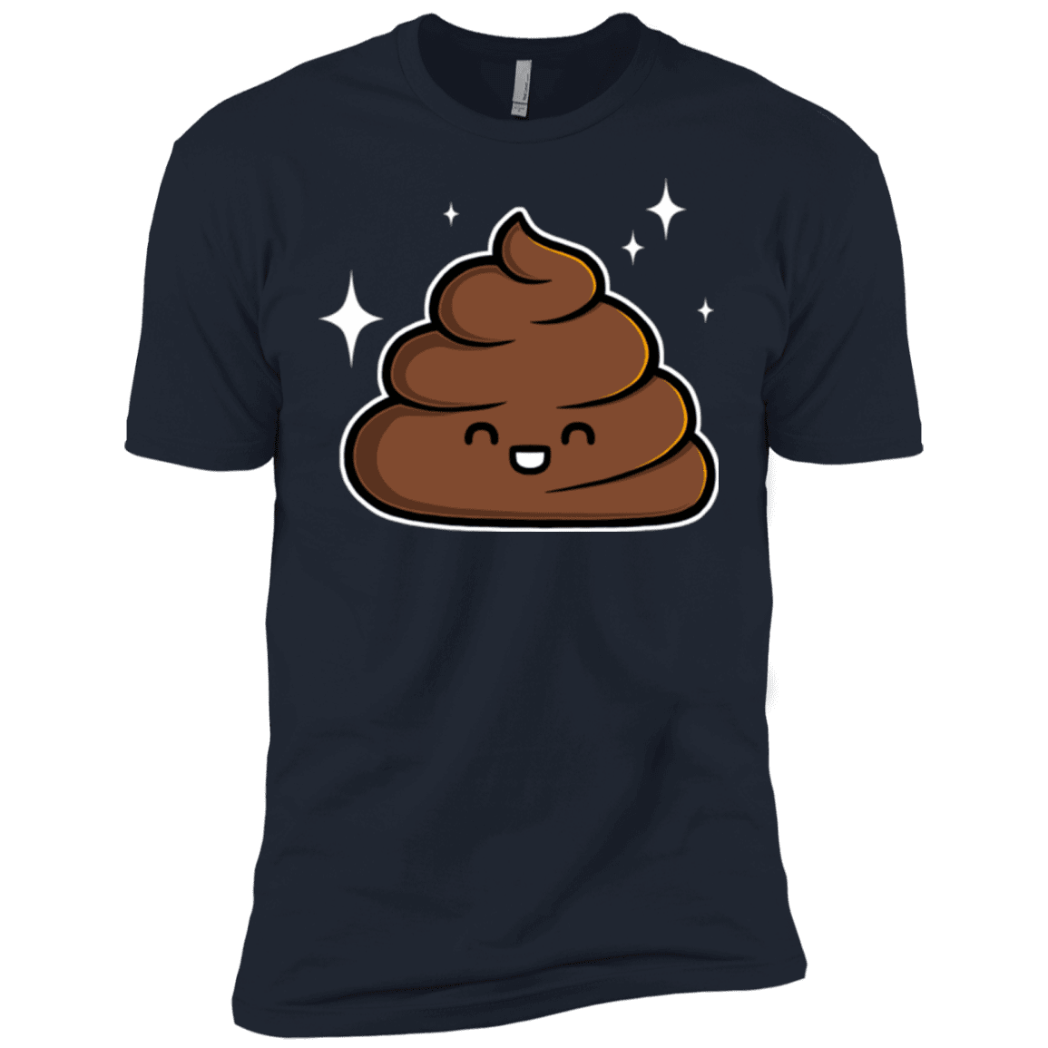 T-Shirts Midnight Navy / X-Small Cutie Poop Men's Premium T-Shirt