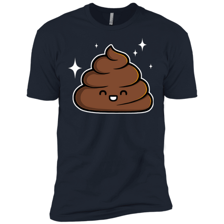 T-Shirts Midnight Navy / X-Small Cutie Poop Men's Premium T-Shirt