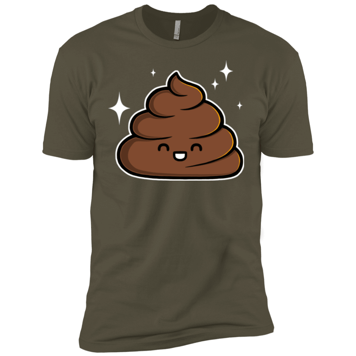 T-Shirts Military Green / X-Small Cutie Poop Men's Premium T-Shirt