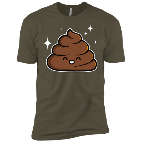 T-Shirts Military Green / X-Small Cutie Poop Men's Premium T-Shirt