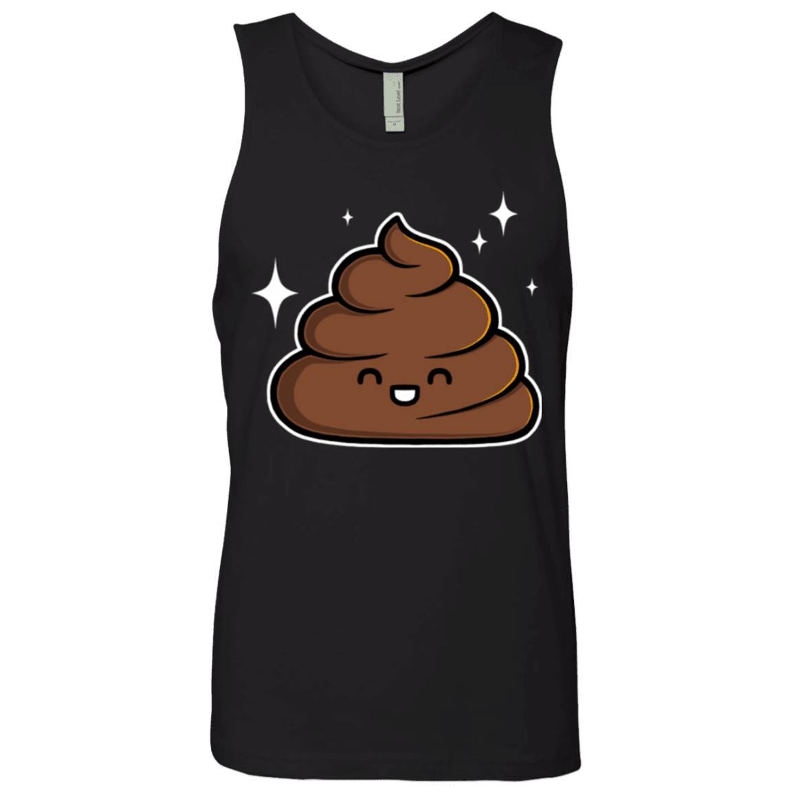 T-Shirts Black / Small Cutie Poop Men's Premium Tank Top