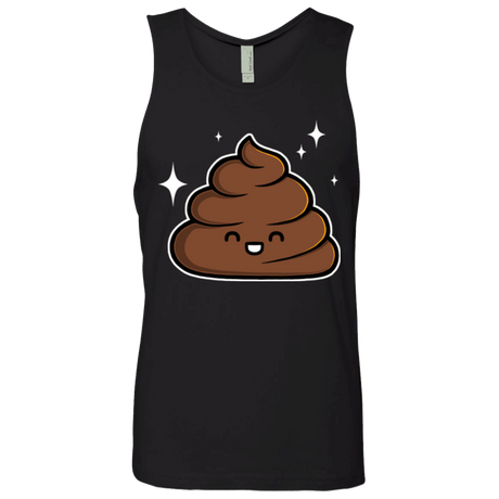 T-Shirts Black / Small Cutie Poop Men's Premium Tank Top