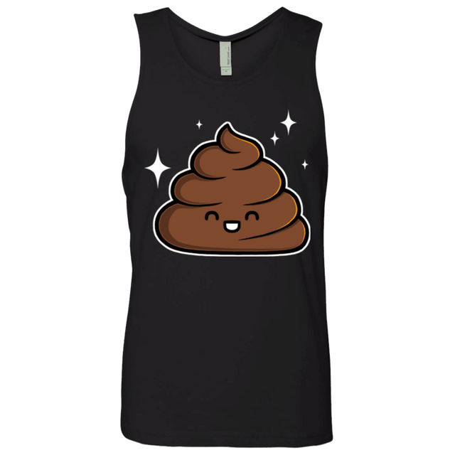 T-Shirts Black / Small Cutie Poop Men's Premium Tank Top