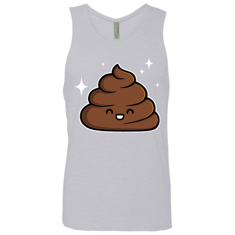 T-Shirts Heather Grey / Small Cutie Poop Men's Premium Tank Top
